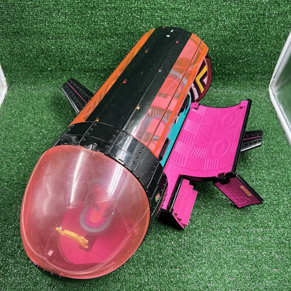 LOL Surprise Omg Travel Plane Black & Pink NO DOLLS‎